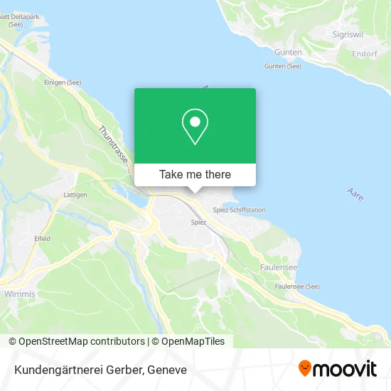 Kundengärtnerei Gerber map