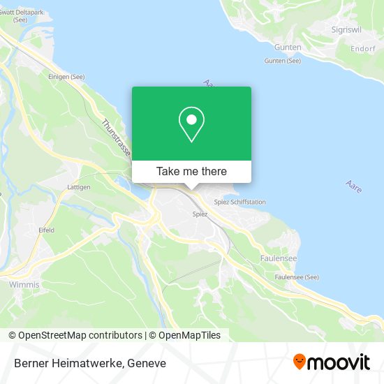 Berner Heimatwerke map