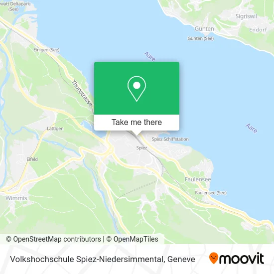 Volkshochschule Spiez-Niedersimmental map