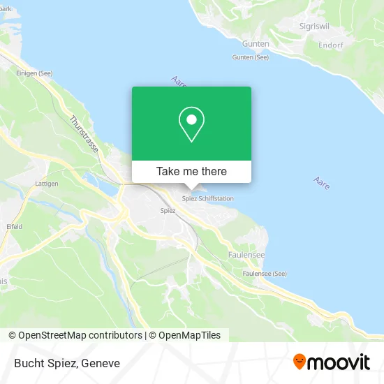 Bucht Spiez map