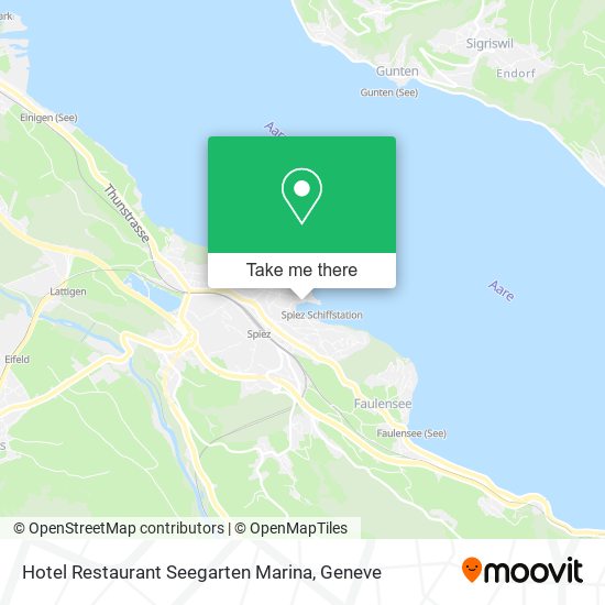 Hotel Restaurant Seegarten Marina map