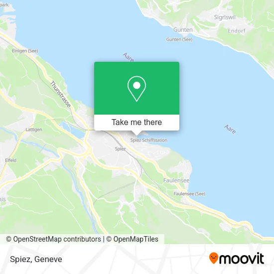 Spiez map