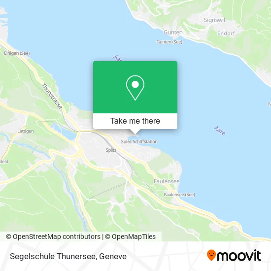 Segelschule Thunersee map