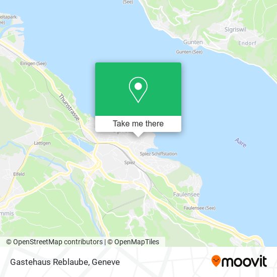 Gastehaus Reblaube map