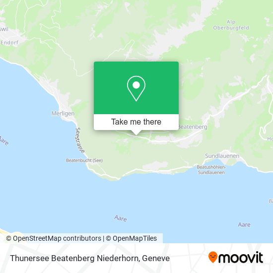 Thunersee Beatenberg Niederhorn map