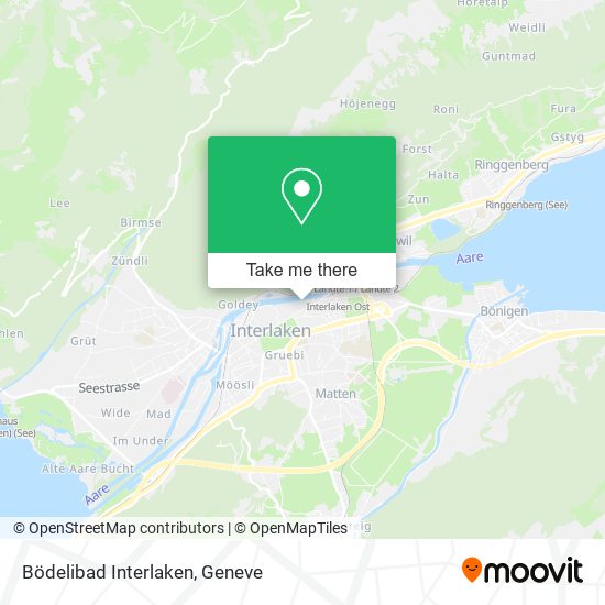 Bödelibad Interlaken map