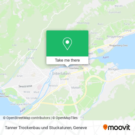 Tanner Trockenbau und Stuckaturen map
