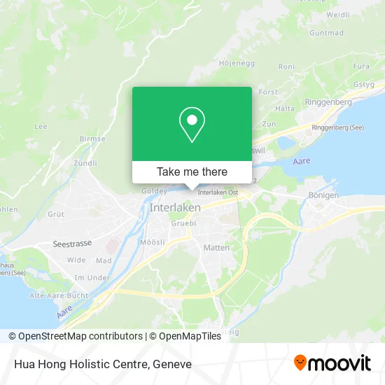 Hua Hong Holistic Centre map