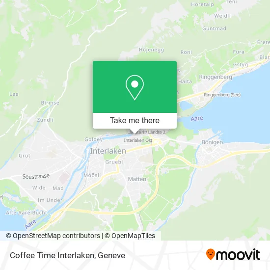 Coffee Time Interlaken map