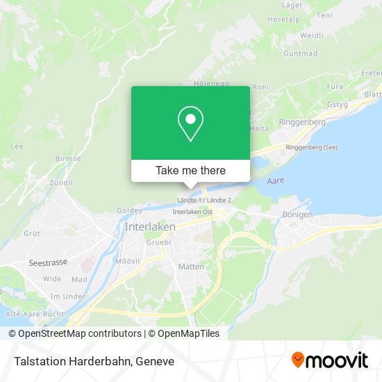 Talstation Harderbahn map