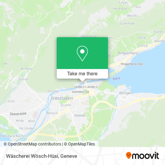 Wäscherei Wösch-Hüsi plan