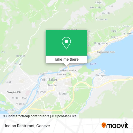 Indian Resturant map