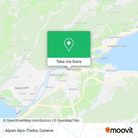 Alpen-Apo-Theke map