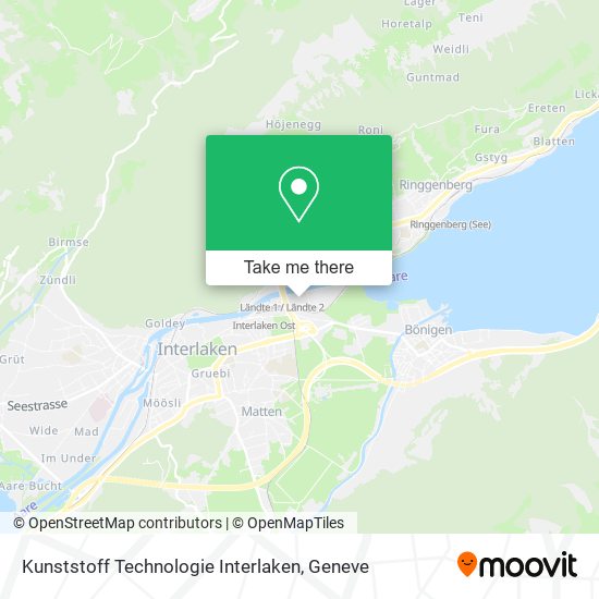Kunststoff Technologie Interlaken map