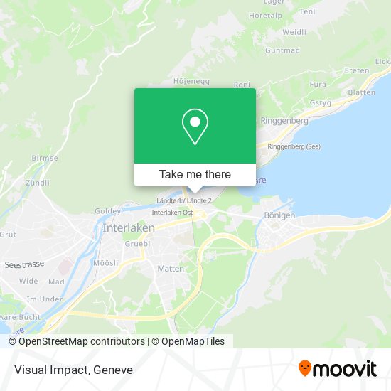 Visual Impact map
