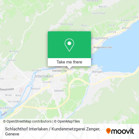 Schlachthof Interlaken / Kundenmetzgerei Zenger map