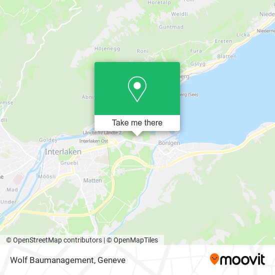 Wolf Baumanagement map