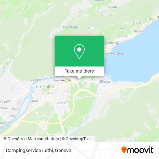 Campingservice Lüthi plan