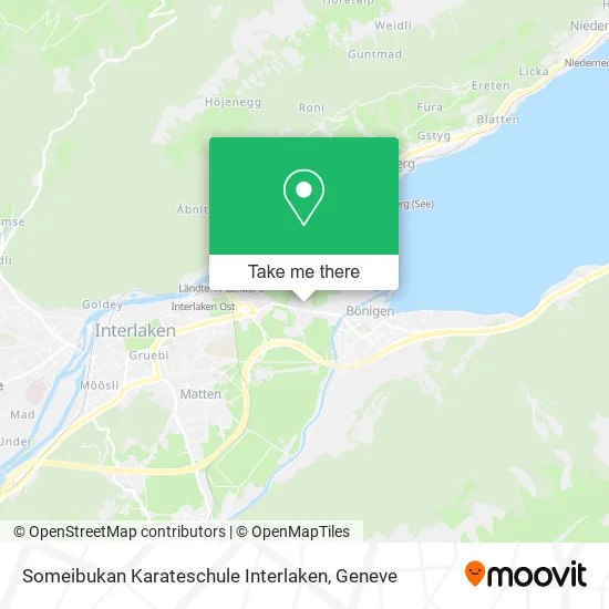 Someibukan Karateschule Interlaken map