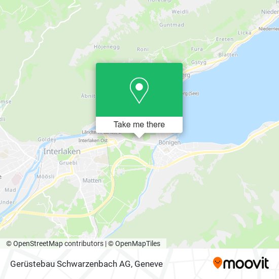 Gerüstebau Schwarzenbach AG map