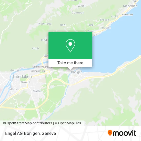 Engel AG Bönigen map