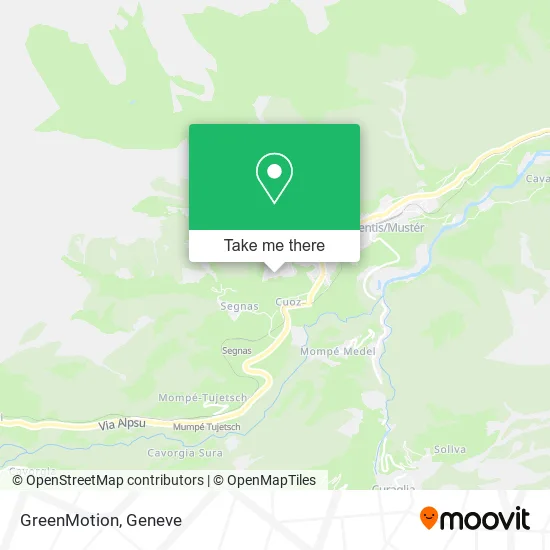 GreenMotion map