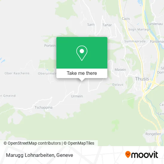 Marugg Lohnarbeiten map