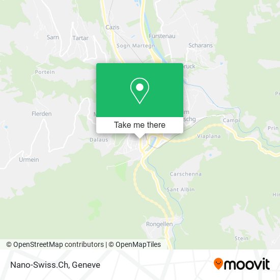 Nano-Swiss.Ch map