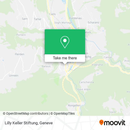 Lilly Keller Stiftung map