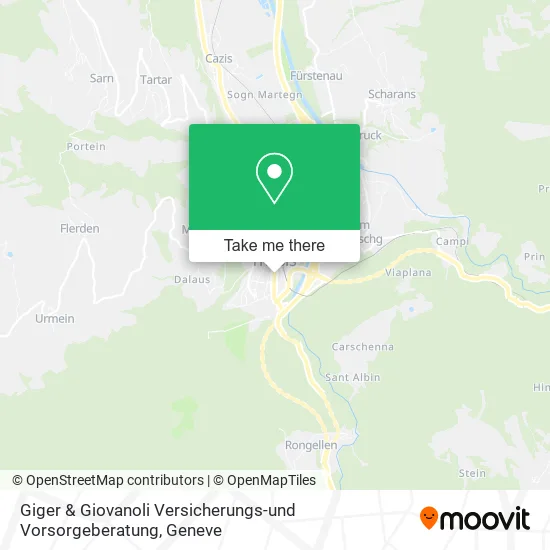 Giger & Giovanoli Versicherungs-und Vorsorgeberatung plan