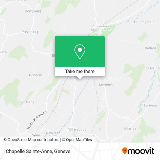 Chapelle Sainte-Anne map