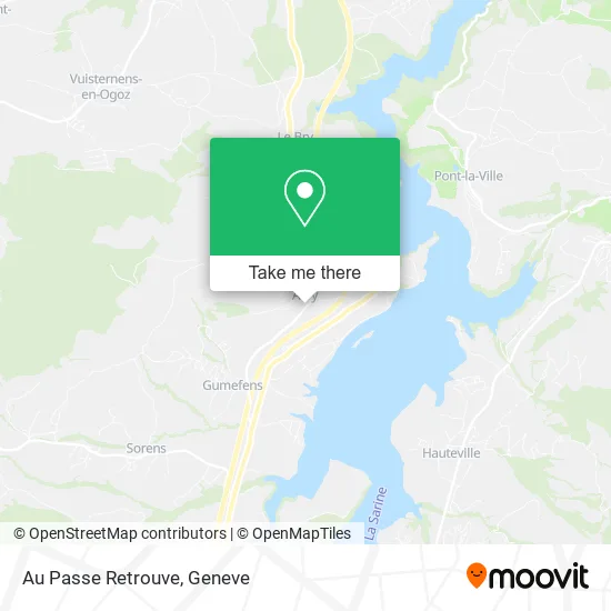 Au Passe Retrouve map