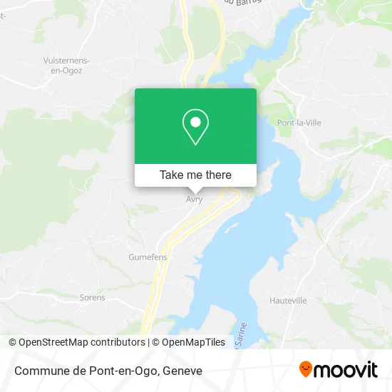 Commune de Pont-en-Ogo map