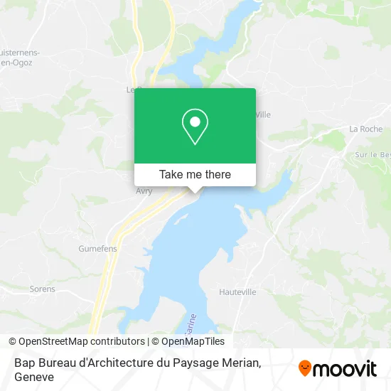 Bap Bureau d'Architecture du Paysage Merian map