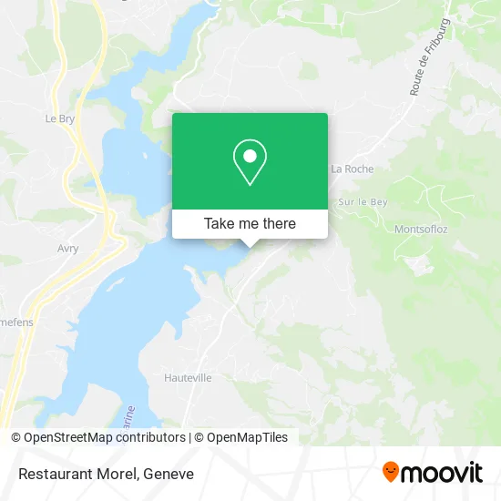 Restaurant Morel map