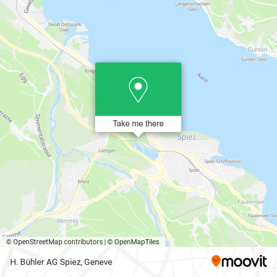 H. Bühler AG Spiez map