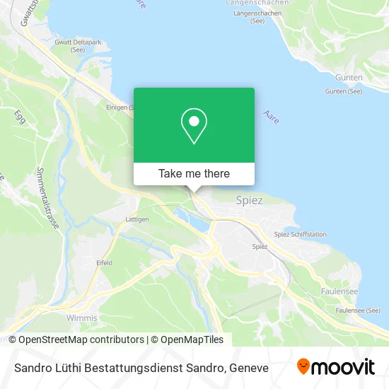 Sandro Lüthi Bestattungsdienst Sandro map