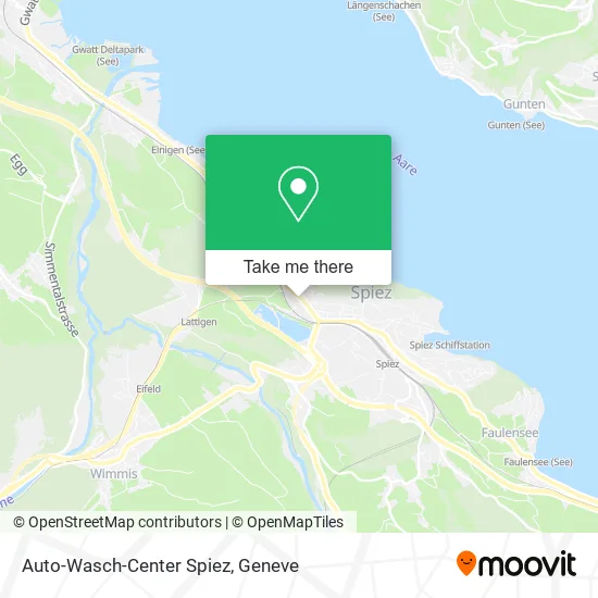 Auto-Wasch-Center Spiez map