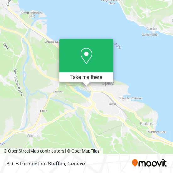 B + B Production Steffen map