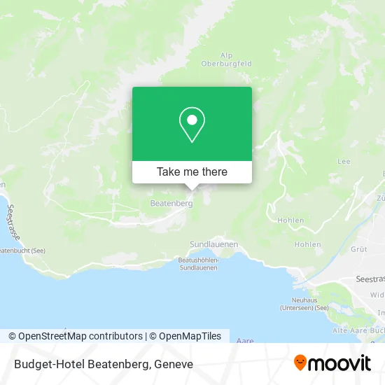 Budget-Hotel Beatenberg map