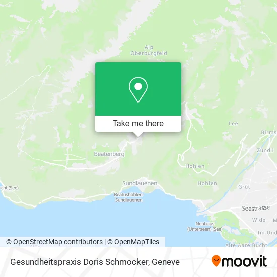Gesundheitspraxis Doris Schmocker map
