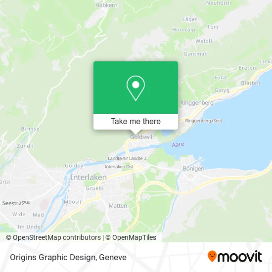 Origins Graphic Design map