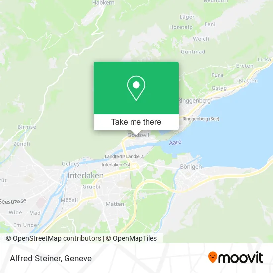 Alfred Steiner map