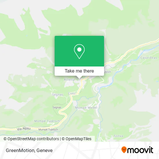 GreenMotion map