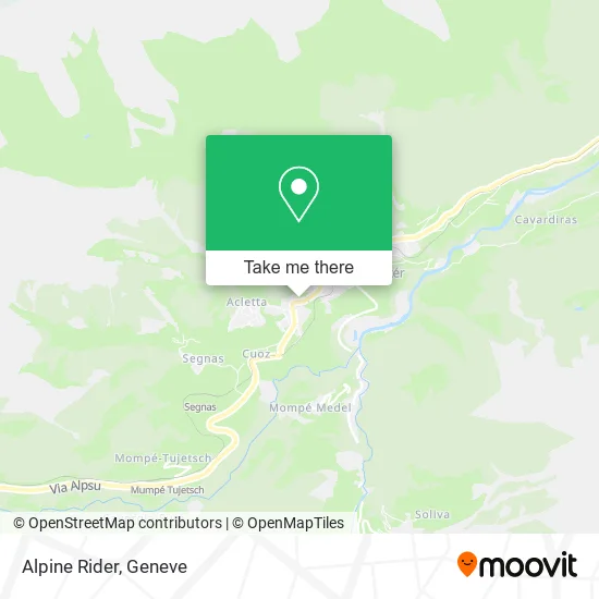 Alpine Rider map