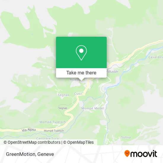 GreenMotion map