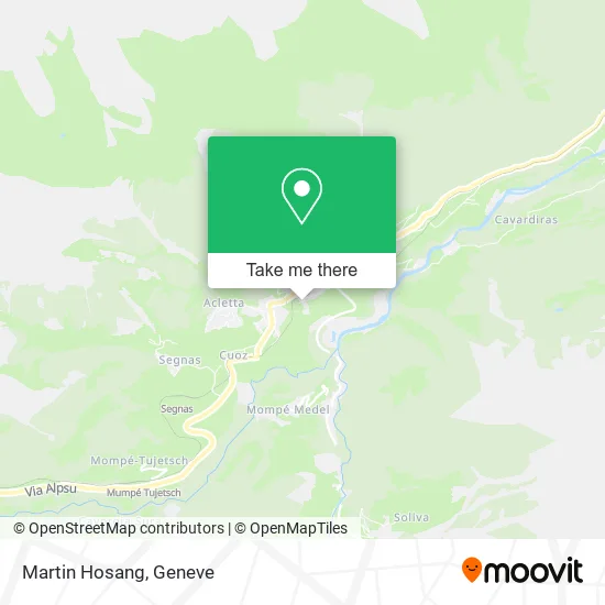 Martin Hosang map
