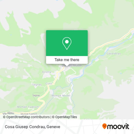 Cosa Giusep Condrau map