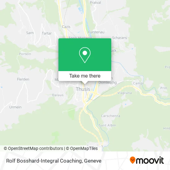 Rolf Bosshard-Integral Coaching map