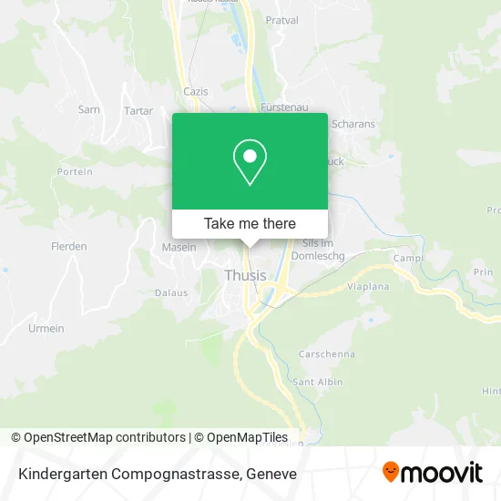 Kindergarten Compognastrasse map